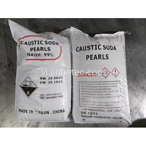 Công nghiệp CAUSTIC SODA 99% ngọc trai cho mỏ dầu